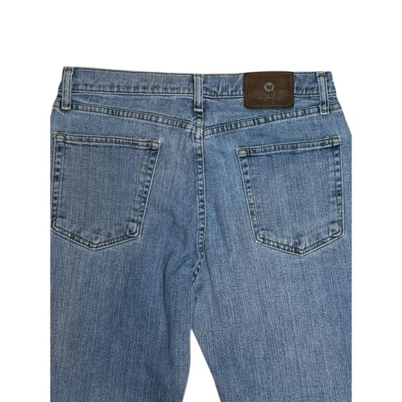 Wrangler Men’s Light Wash Denim Jeans Straight Leg Size 31x30 Western  Workwear - Picture 6 of 7